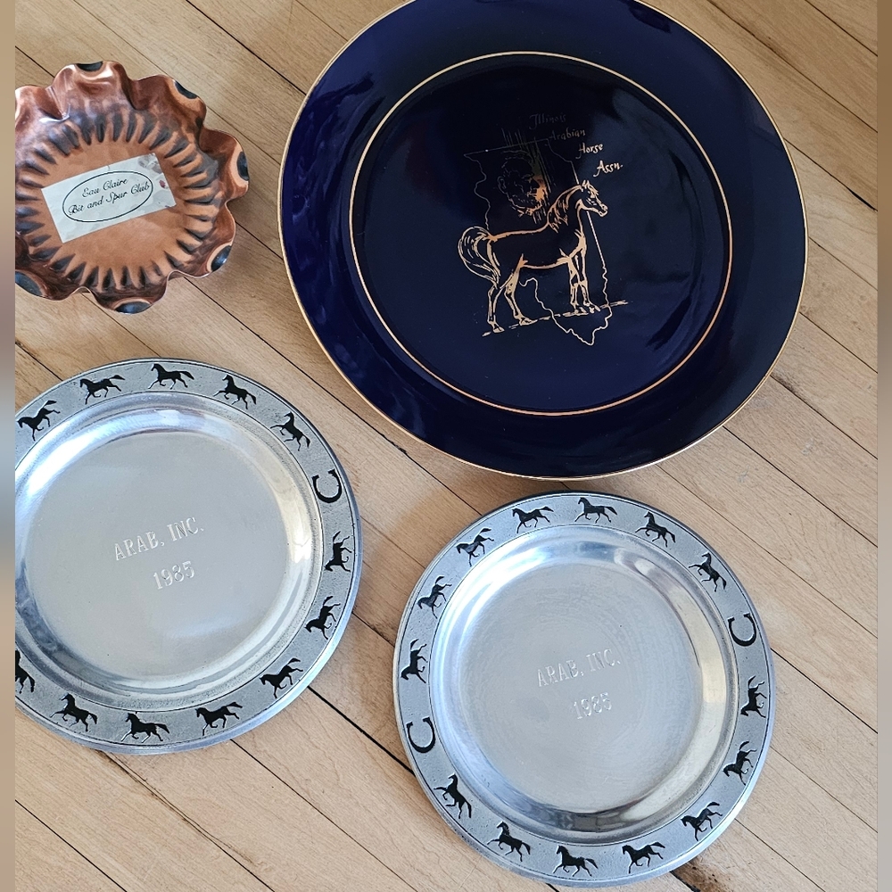 Arabian horse awards plates, perfect condition